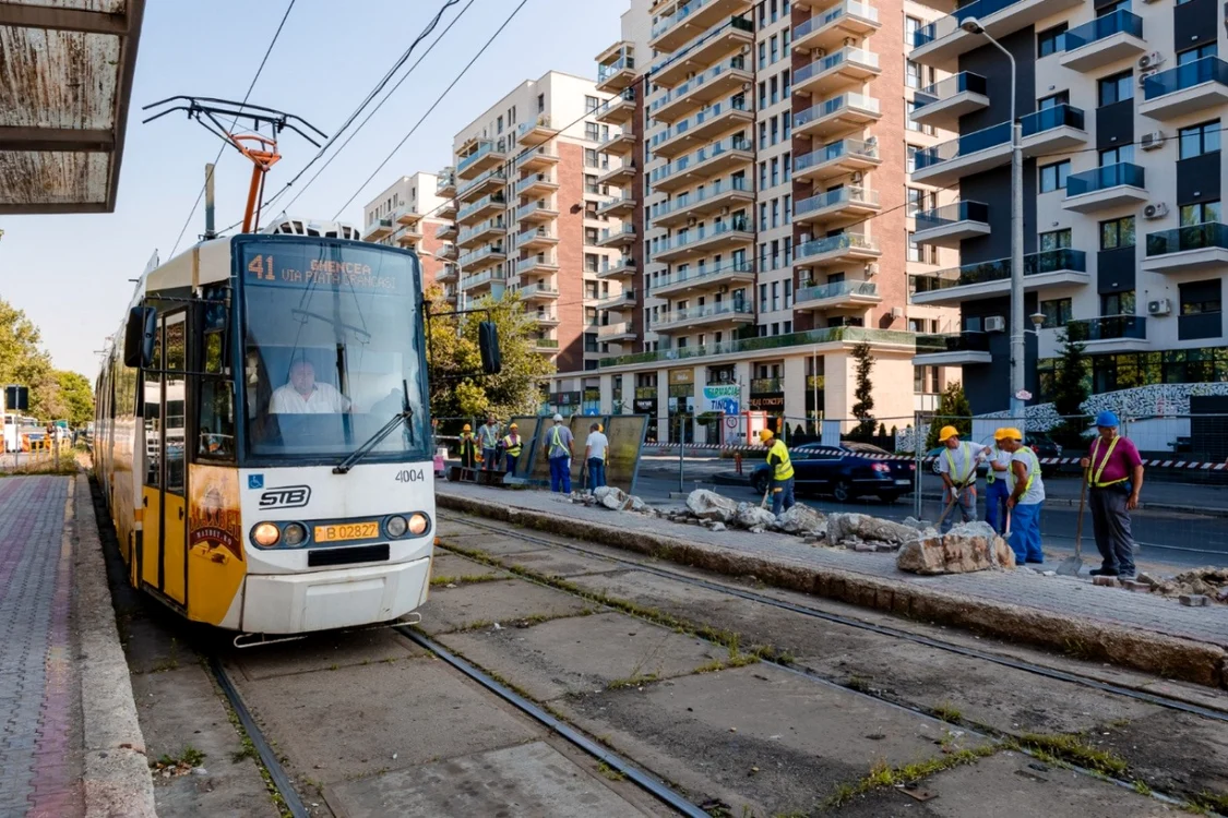 Linia de tramvai 41 va fi închisă o săptămână / Foto: Arhivă / Facebook / Nicușor Dan