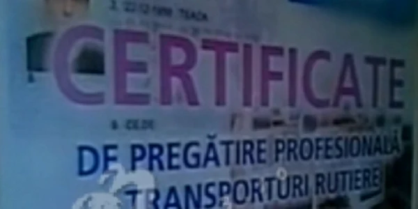 Afişul cu permisul auto al lui Charlie Sheen