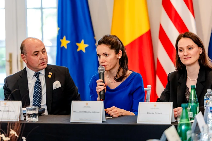  Mirabela Grădinaru și ambasadorul Alexandru Muraru, la Washington FOTO: Administrația Prezidențială