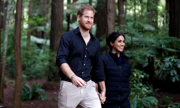 Harry și Meghan în pădure, Getty jpg