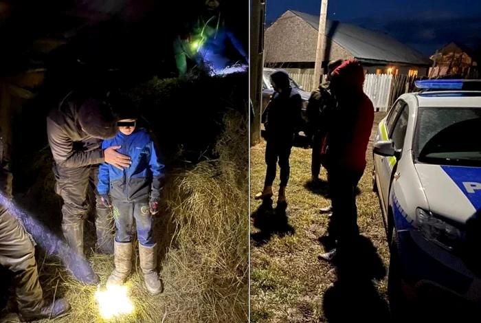 Copilul a fost găsit după o amplă operaţiune de căutare FOTO ISU Neamţ