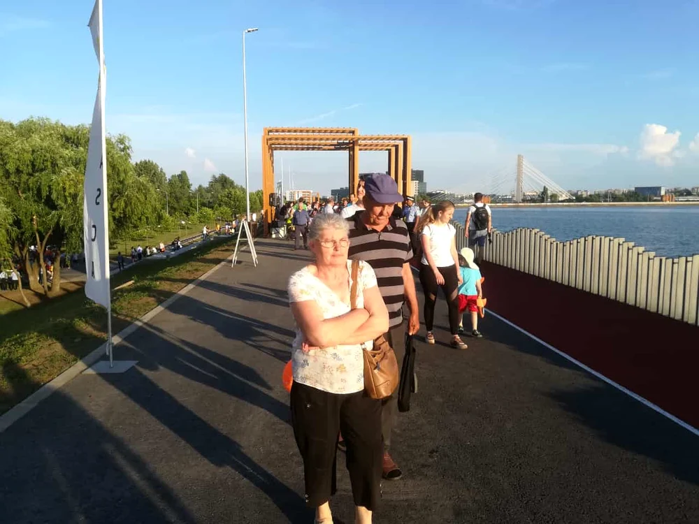 Bucureștenii au fost uimiți de noua înfățișare a digului de la Lacul Morii