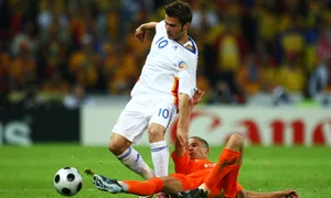 Adrian Mutu, pe vremea cand juca la echipa nationala din Romania (Getty Images) jpg