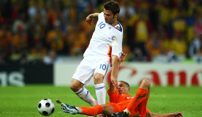 Adrian Mutu, pe vremea când juca la echipa națională a României (FOTO: Getty Images)