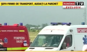 Primul avion cu răniţi din Muntenegru a sosit pe Otopeni marţi după amiază, în jurul orei 17 50  (captură RTV) jpeg