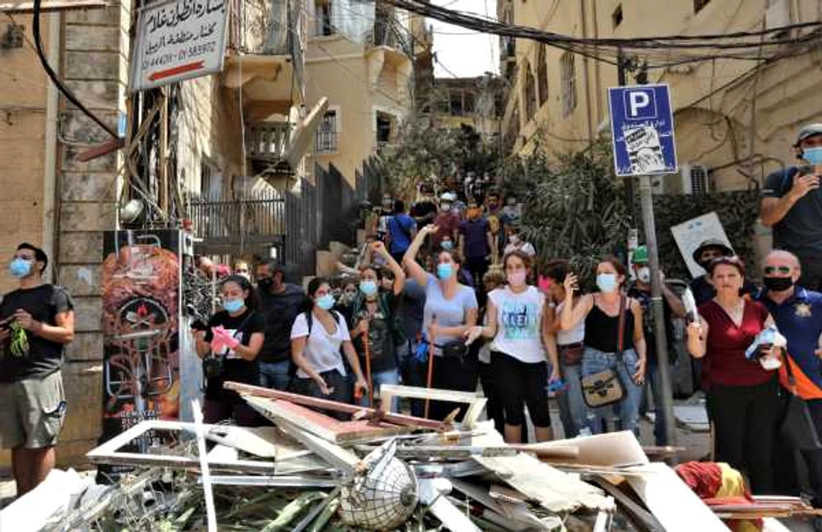 Proteste la Beirut Foto EPA EFE