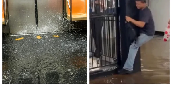 Inundații metrou New York FOTO Profimedia 