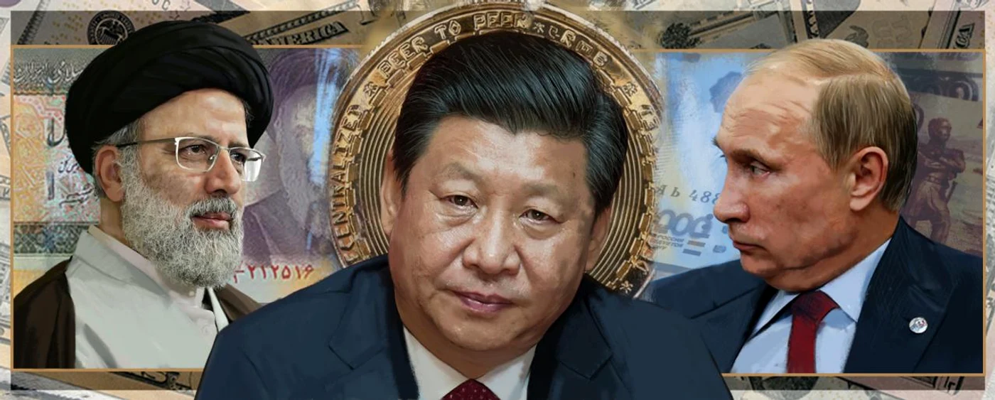 Ebrahim Raisi, Xi Jinping și Vladimir Putin. Foto: Belfer Center