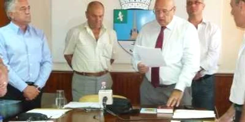 Dr. Dumitru Vâlcu a depus jurământul 