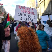 feministe miting foto FB Feminism Romania jpg