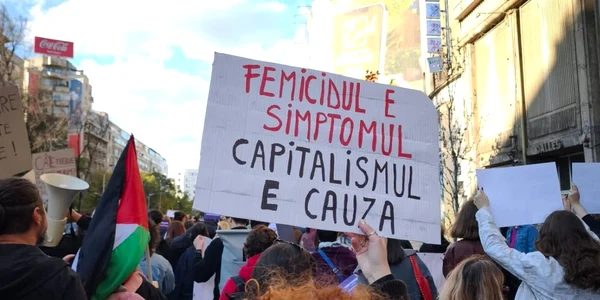 feministe miting foto FB Feminism Romania jpg