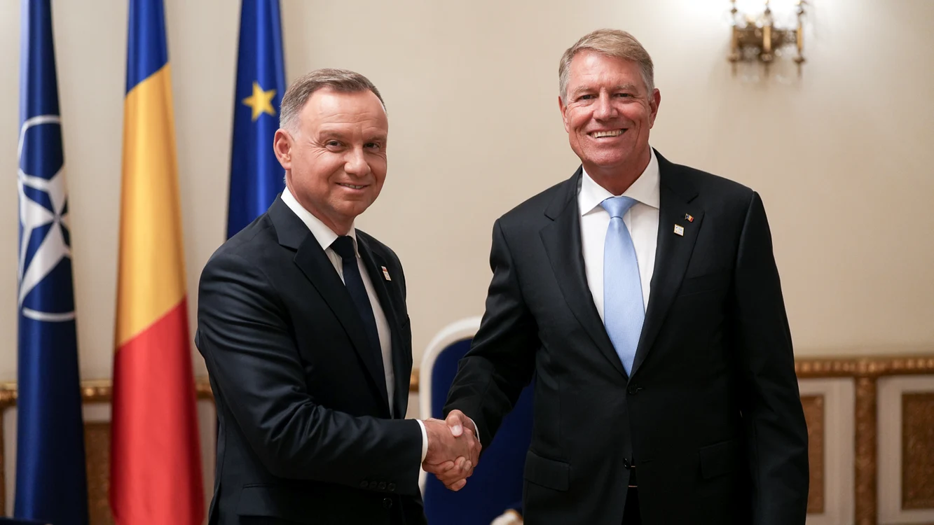 Președintele Poloniei și cel al României FOTO Facebook Adm. Prezidențială
