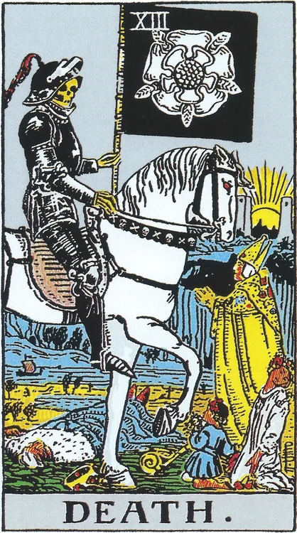 Cartea de tarot Moartea jpg