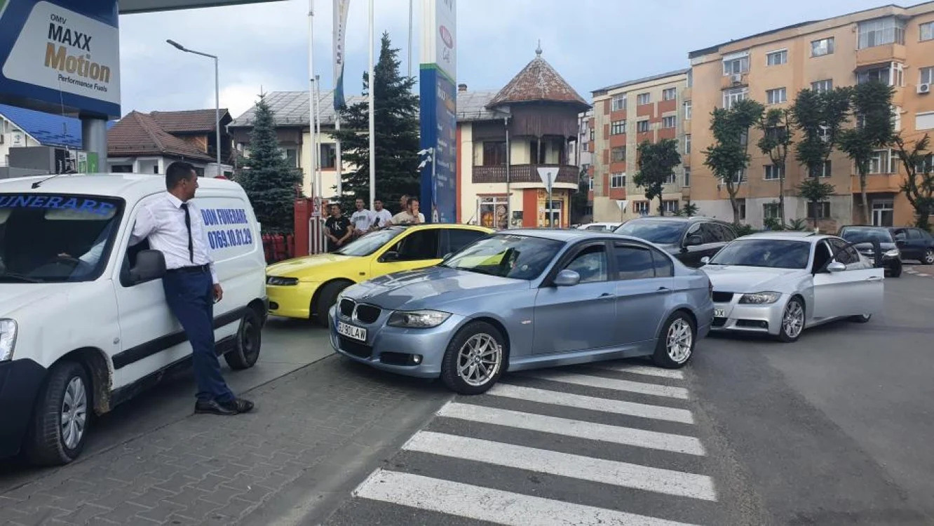 protest benzinarie targu jiu
