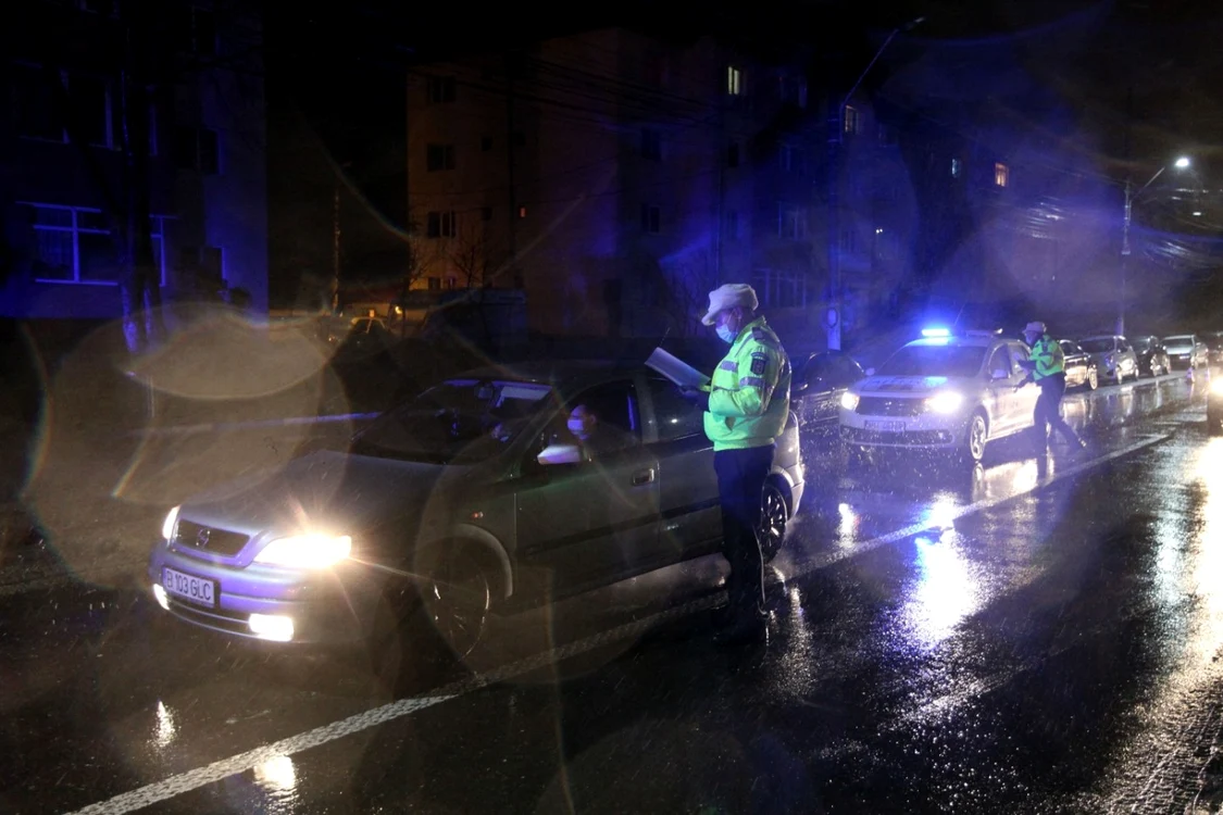 Bărbatul a fost oprit în timpul unui control de rutină. FOTO: Sever Gheorghe/arhivă