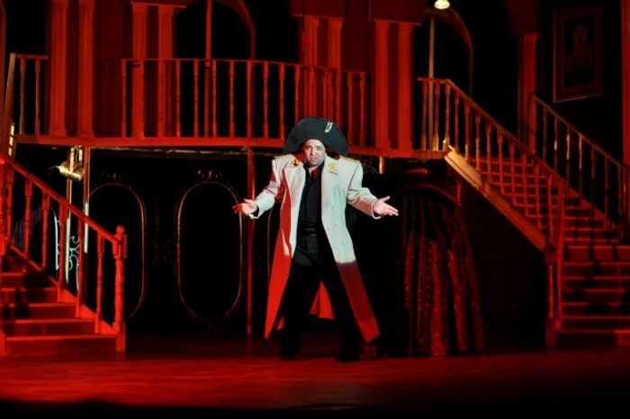 Foto din spectacolul „S-a întâmplat la castel“, Teatrul Ploiești. 