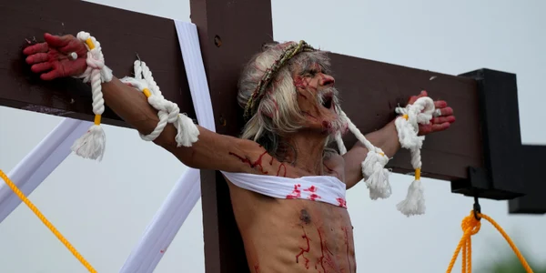 Crucificări în Vinerea Mare, în Filipine. FOTO Profimedia