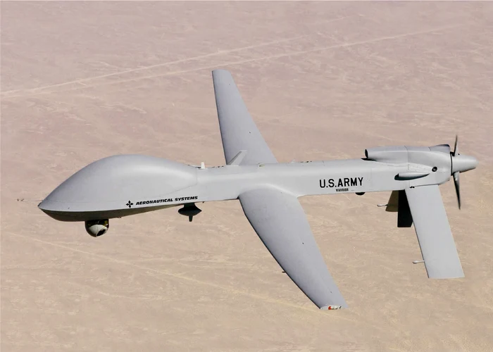 Dronă tip Grey Eagle Foto Wikimedia