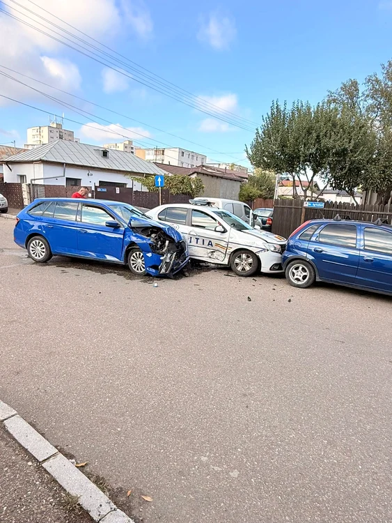 accident politie buzau
