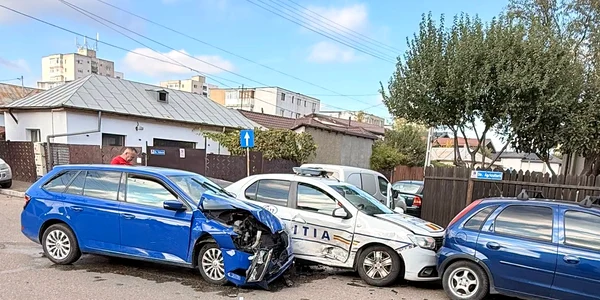 accident politie buzau