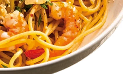 spagheti a olio cu creveti jpg