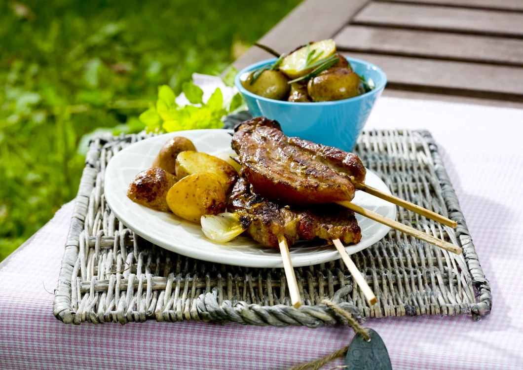 Grilled Flitch with Potatoes jpeg