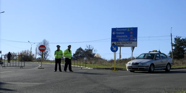 Strada va fi închisă până în jurul orei 18.00