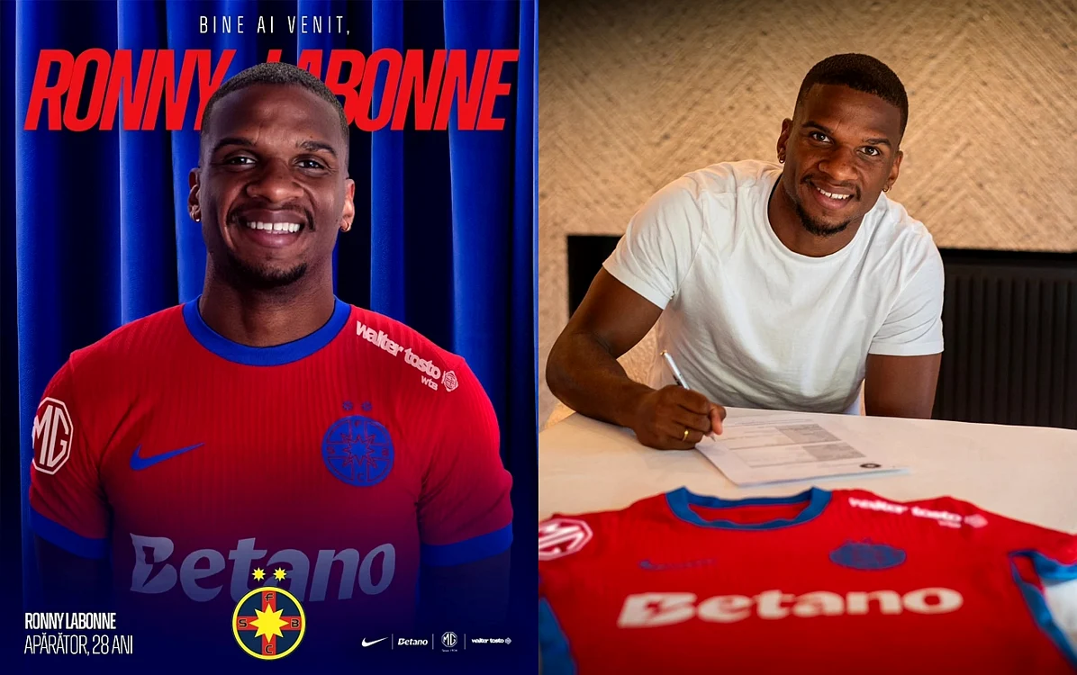 Fundașul dreapta Ronny Lebonne a semnat cu FCSB (Foto: FCSB)
