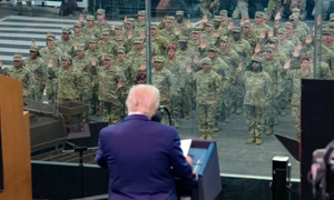 Paradă militară SUA FOTO AFP