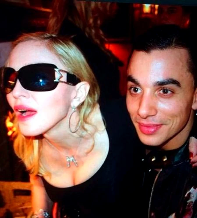 2014 Madonna şi iubitul ei,  Timor Steffens (26 de ani)