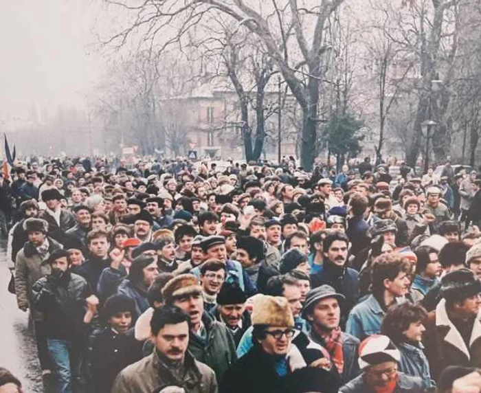 Timişoara a continuat revoluţia anticomunistă în anul 1990 FOTO Liviu Tulbure