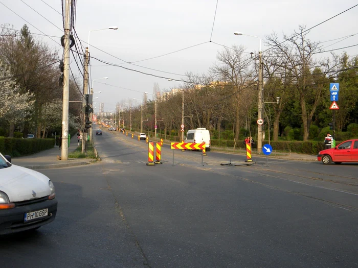 Restricţiile se aplică pe Şoseaua Nordului din Ploieşti. FOTO Adevărul Ploieşti