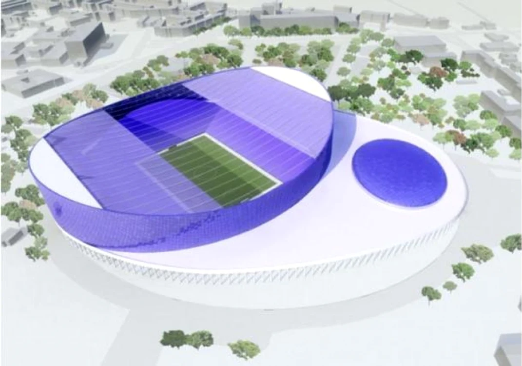 Una dintre variantele pentru noul stadion din Timișoara
		    