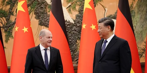 Olaf Scholz primit de Xi Jinping la Beijing FOTO EPA EFE jpg
