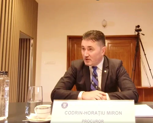 Procurorul Codrin Horațiu Miron FOTO: Facebook/captură video