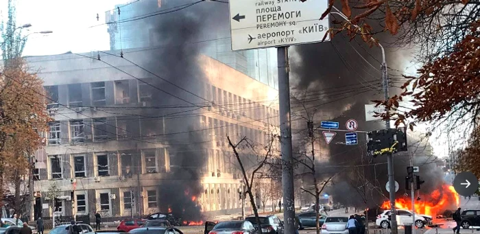 Atac rusesc în Kiev FOTO: Arhivă