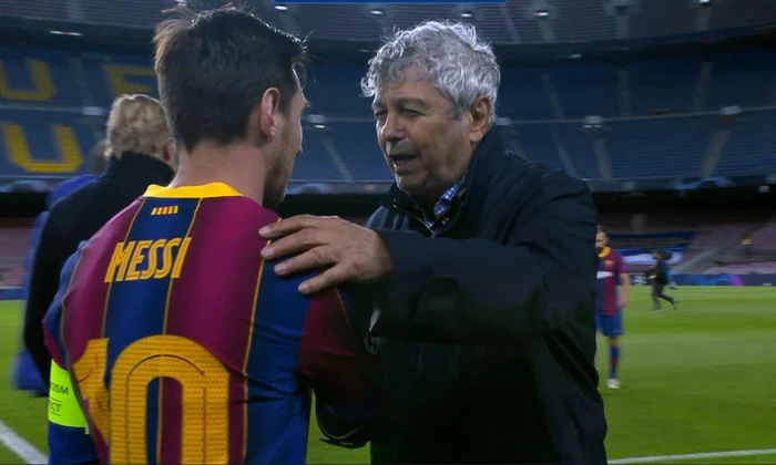 
    MIrcea Lucescu a vorbit 30 de secunde cu Messi  