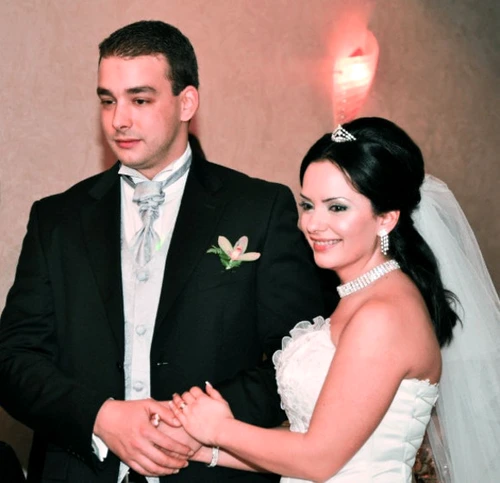 Magda Vasiliu și Andrei Vintilescu, cel de-al doilea soț, s-au căsătorit în 2009foto: arhivă personală