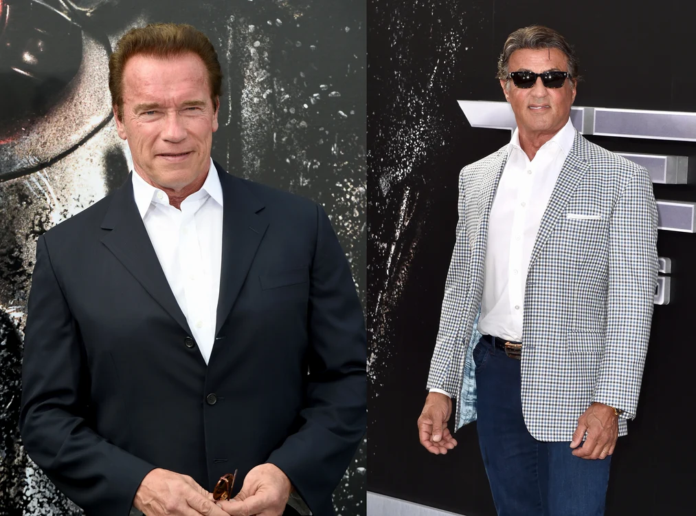 
    Arnold Schwarzenegger (68 de ani) și Sylvester Stallone (69 de ani) s-au bătut la o petrecerefoto: Getty  