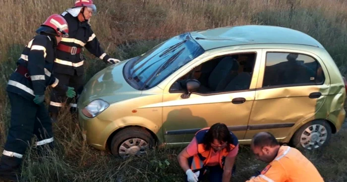 Accident provocat de un copil de 11 ani cu o maşină furată, Foto: Adevărul