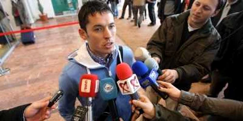 Paul Codrea pe aeroportul din Timişoara