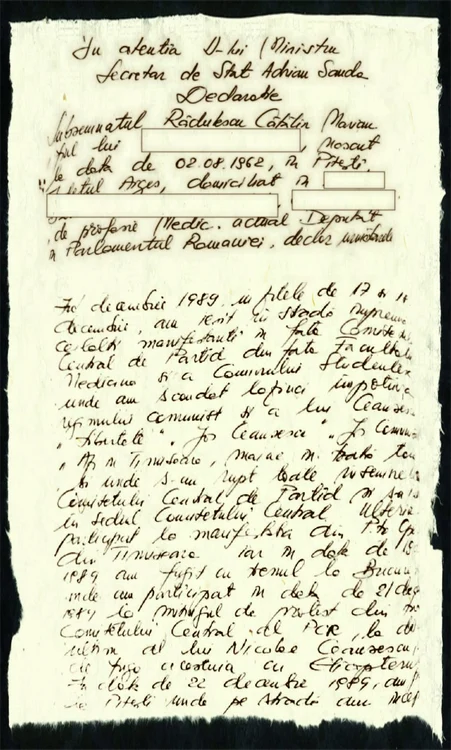 Declarație dată de Cătălin Rădulescu FOTO Corneliu Vaida