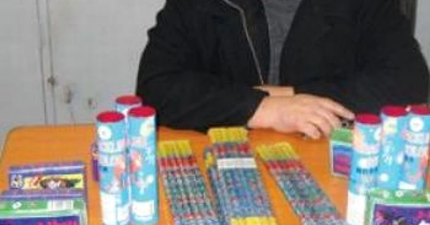 Obiectele pirotehnice au fost confiscate