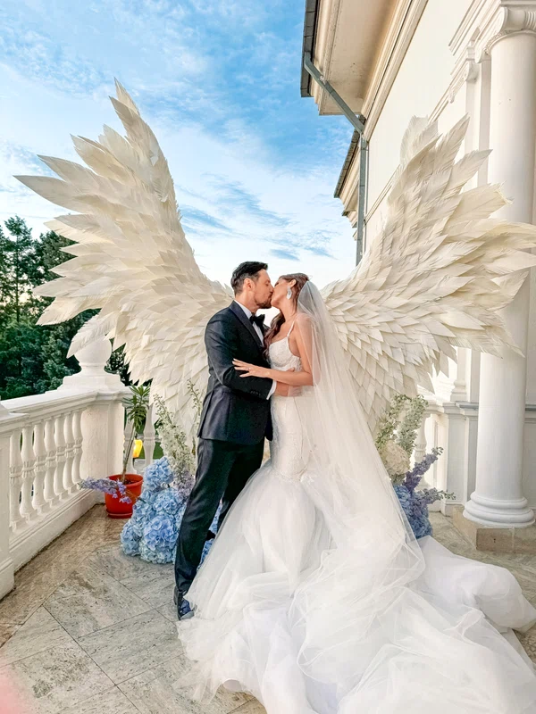 Ana și Daniel Pavel la nunta lor