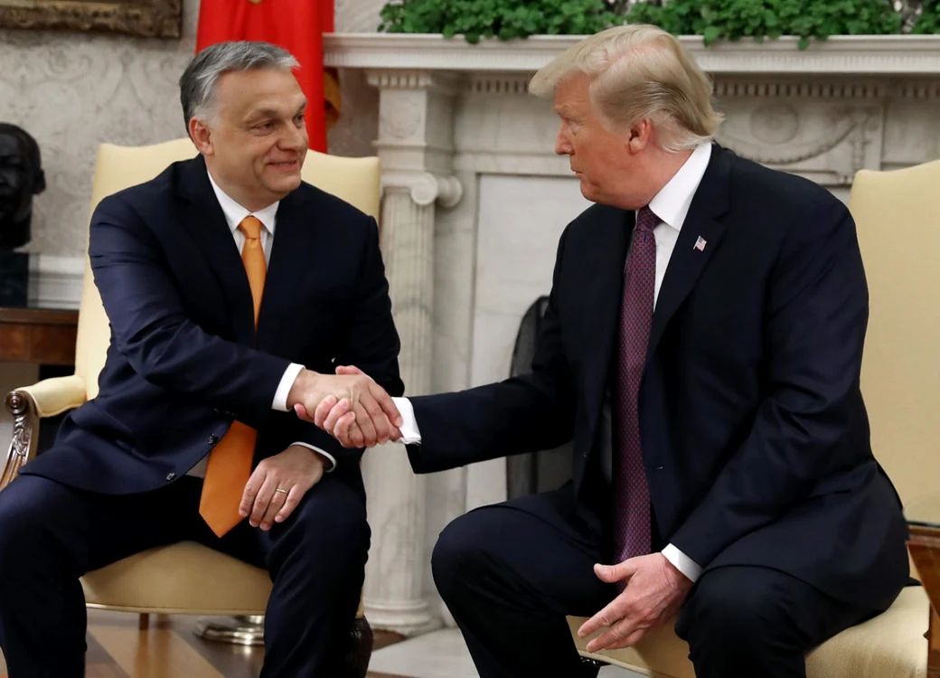 foto Donald Trump și Viktor Orban