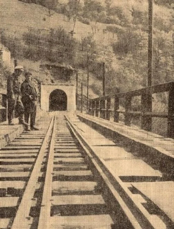 Tunelul, în 1967. Foto: Drumul Socialismului