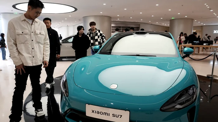 Mașina electrică Xiaomi. Foto: Profimedia.