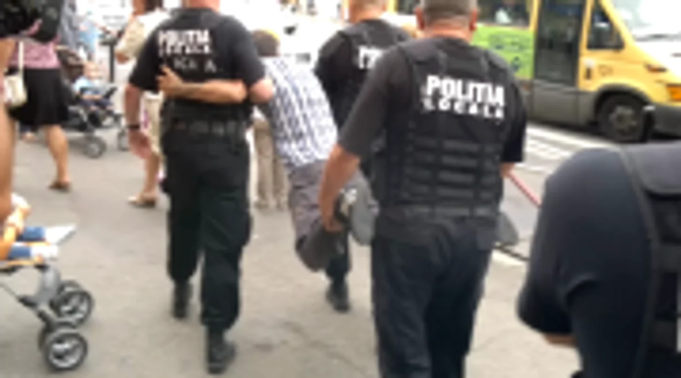 Poliţia în acţiune la Iaşi  Foto: Arhivă