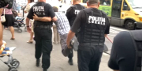 Poliţia în acţiune la Iaşi  Foto: Arhivă