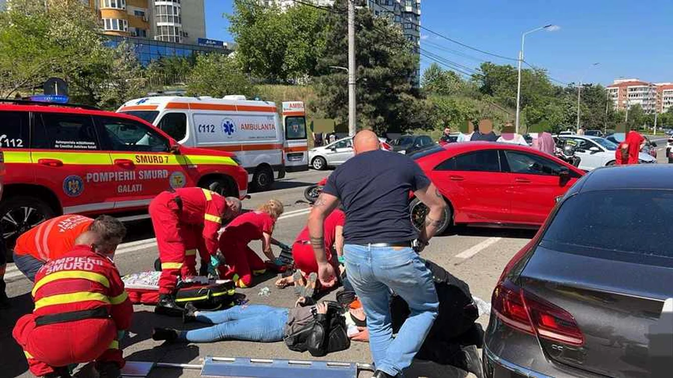 Medicii nu au reușit să îi salveze viața polițistului FOTO ISU Galați